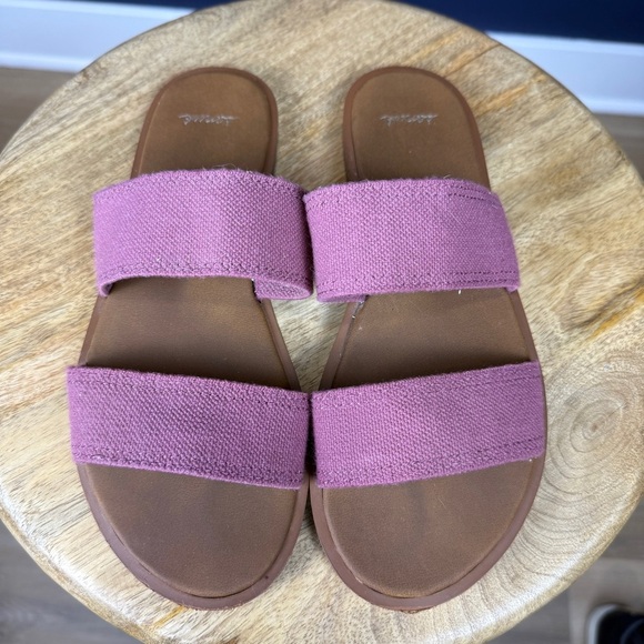 Sanuk Shoes - Sanuk Yoga Gora Gora Slip-On Sandals, Pink, Size 7